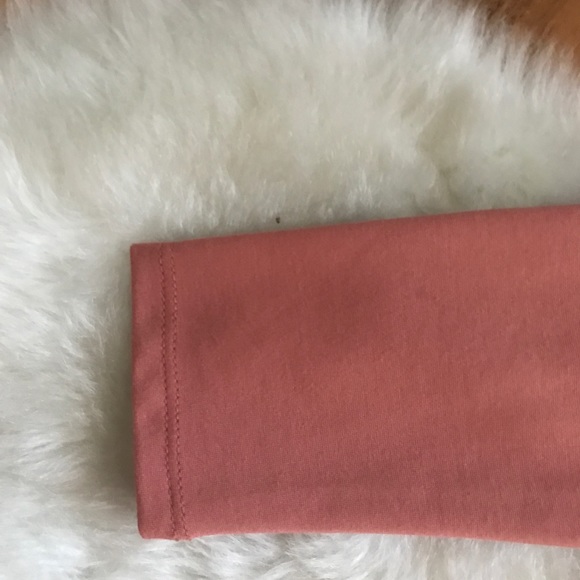 Forever 21 Blush Criss Cross Long Sleeve Bodysuit - Picture 3 of 5